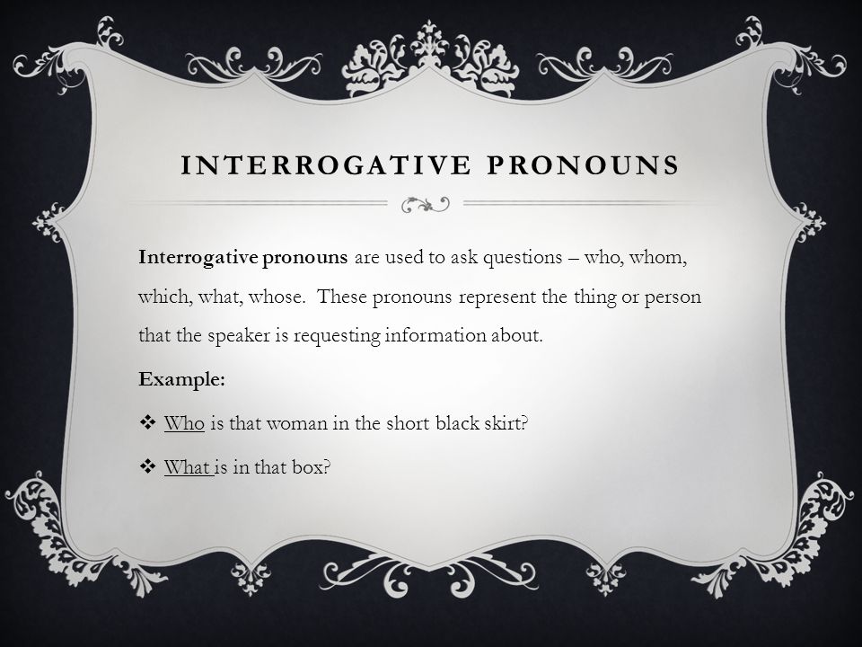 what type of pronoun is that key examples