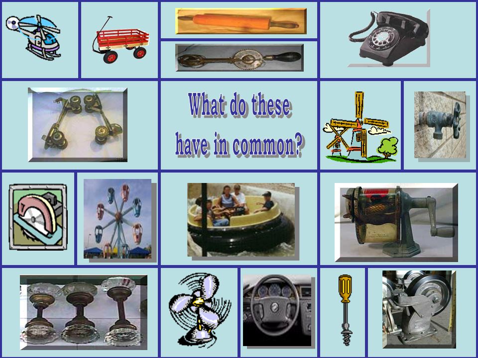wheel and axle examples in life and industry