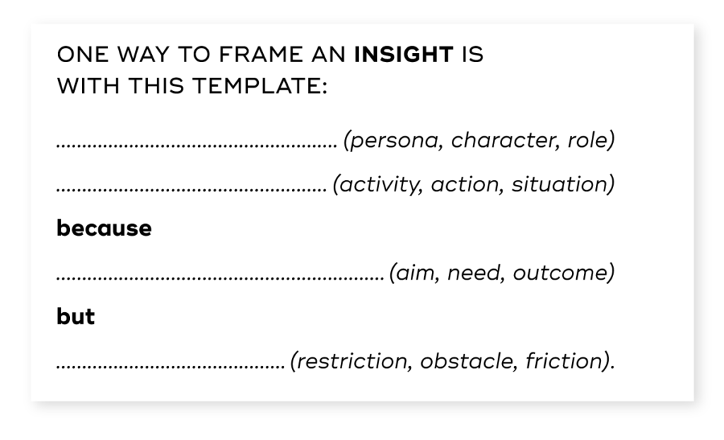 which of the following are examples of data key insights